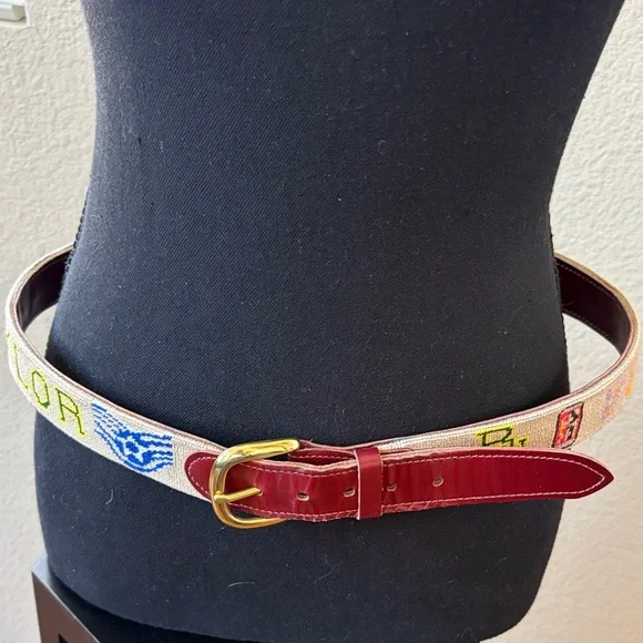 Smather’s and Branson U.S. Navy Needlepoint Belt
